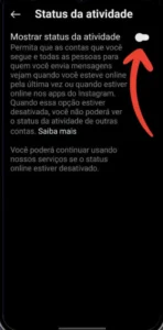 Como ficar invisível no Instagram e proteger sua privacidade 5 desativar atividades Instagram celular