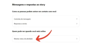 desativar atividades instagram computador