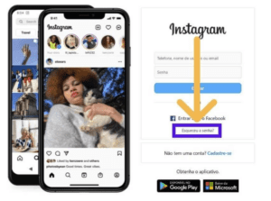 como recuperar senha do Instagram