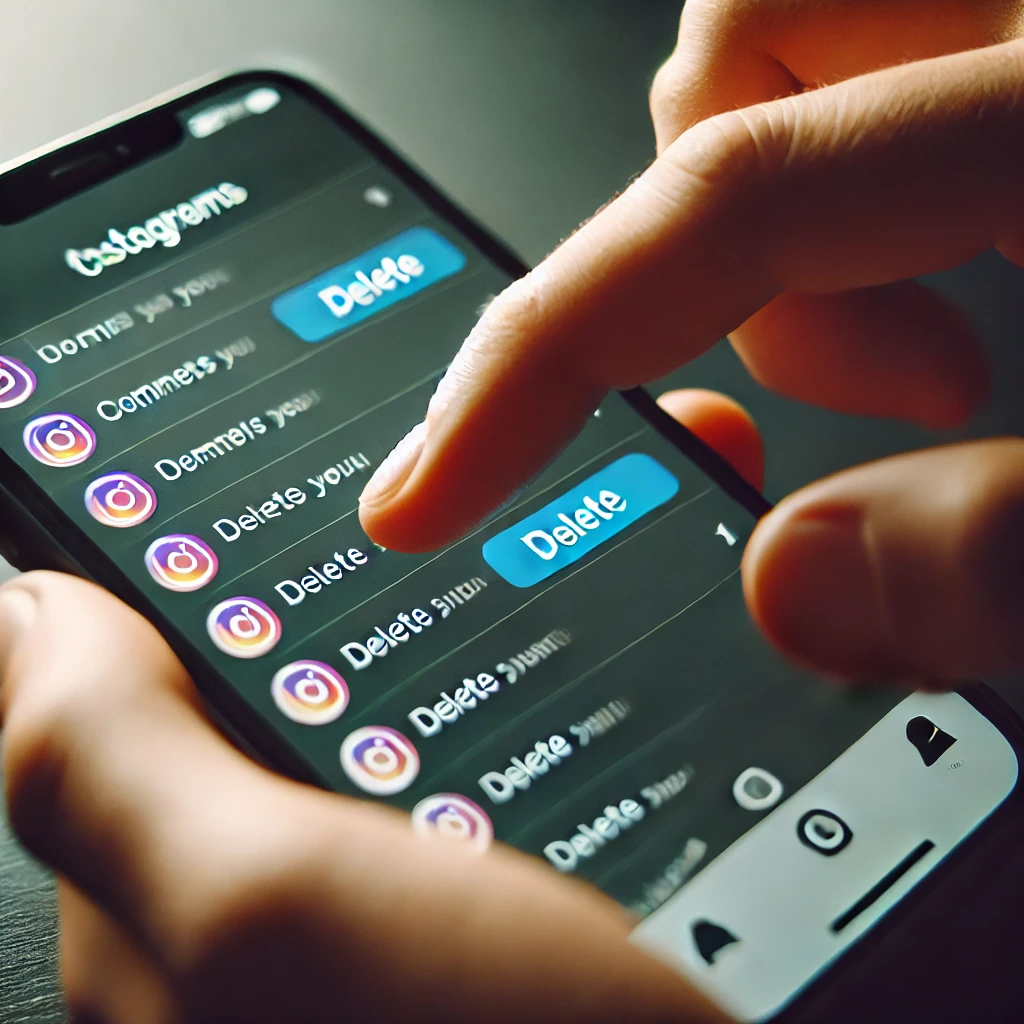 como apagar comentários no Instagram