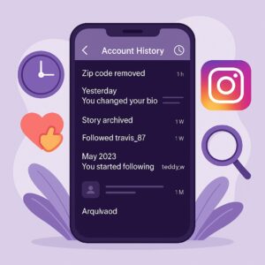 histórico Instagram