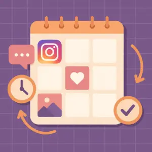 cronograma de postagens no Instagram