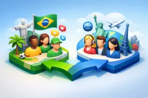 Seguidores brasileiros ou internacionais?