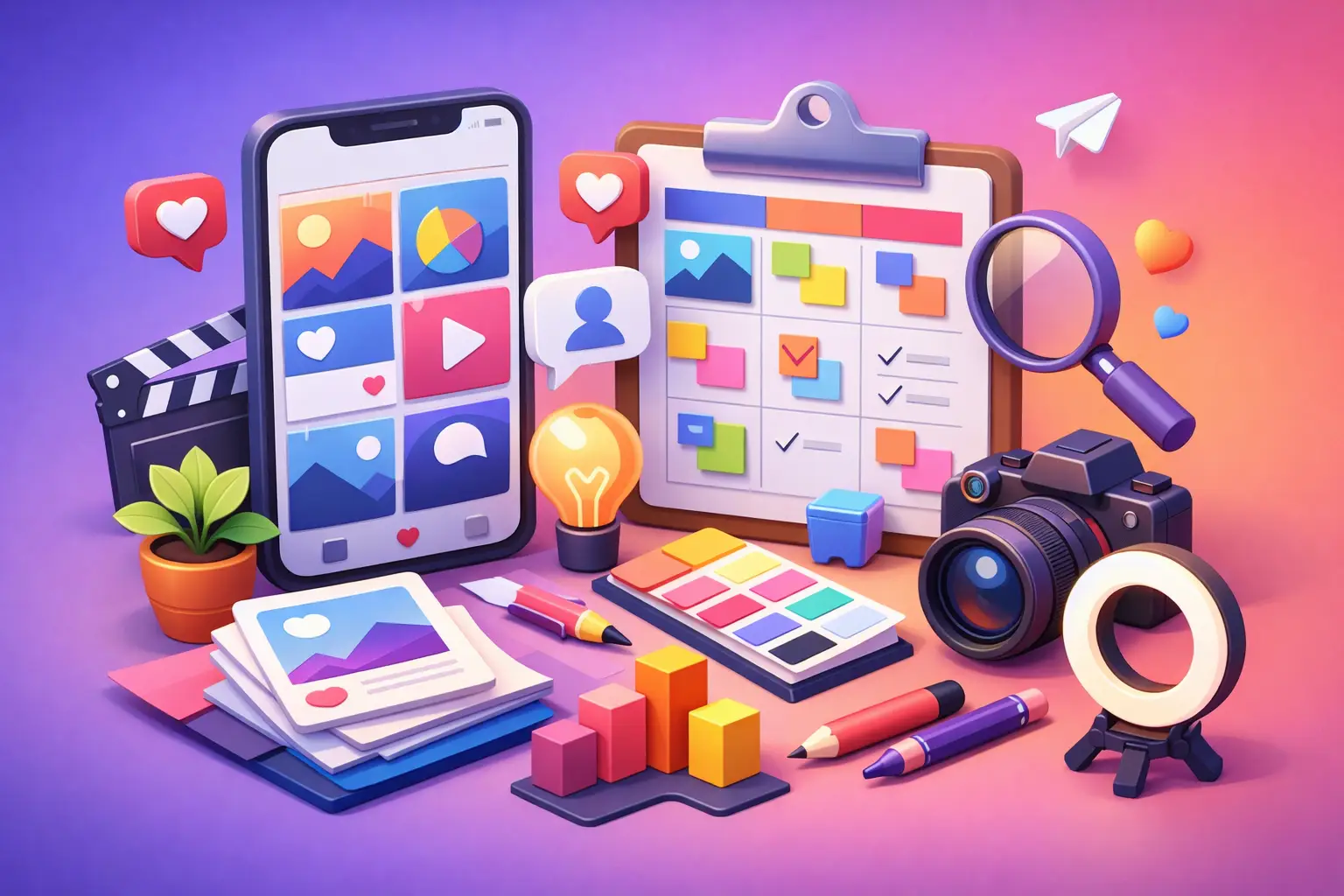 Como criar uma linha editorial para Instagram