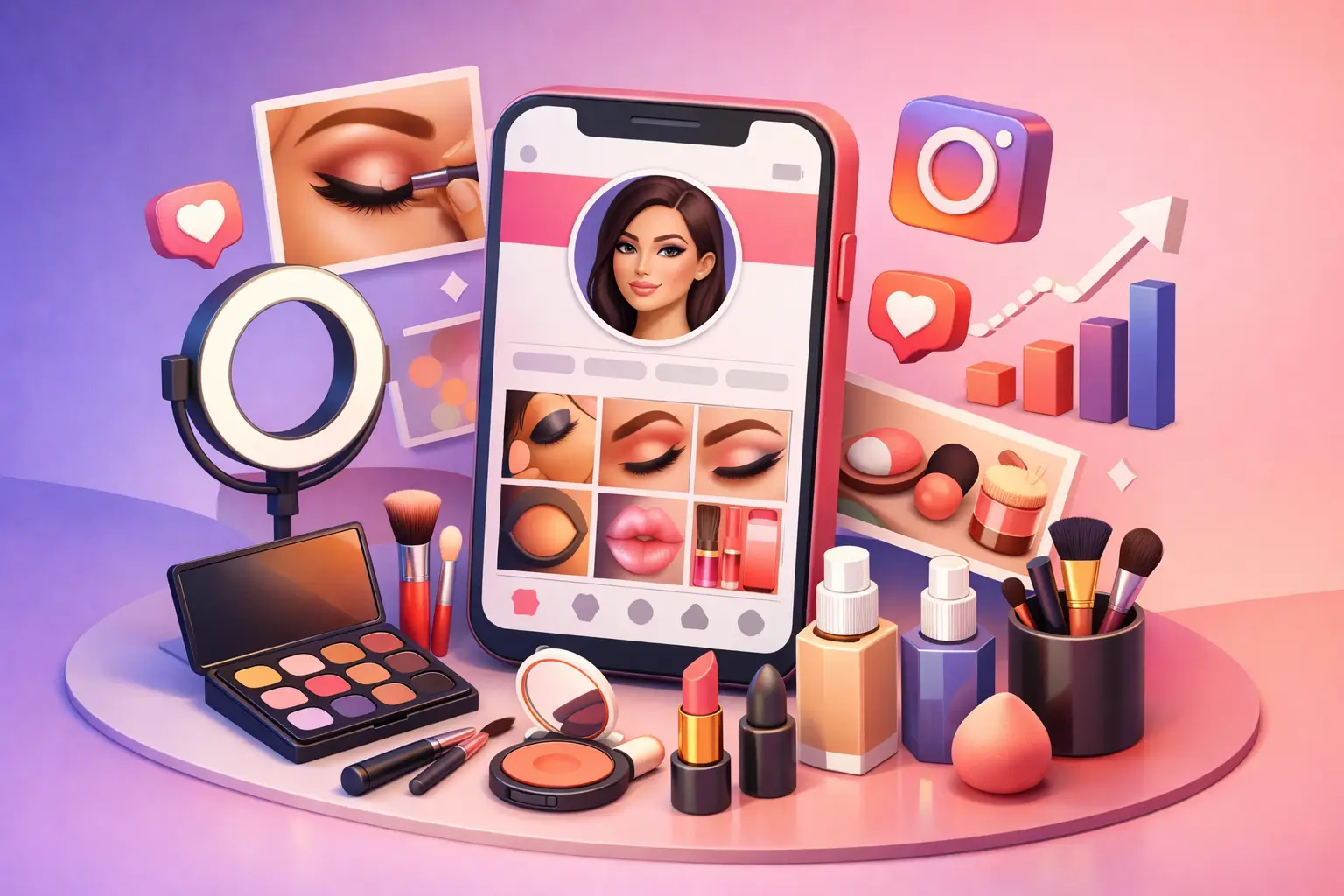 Estratégia para perfil de maquiadora no Instagram