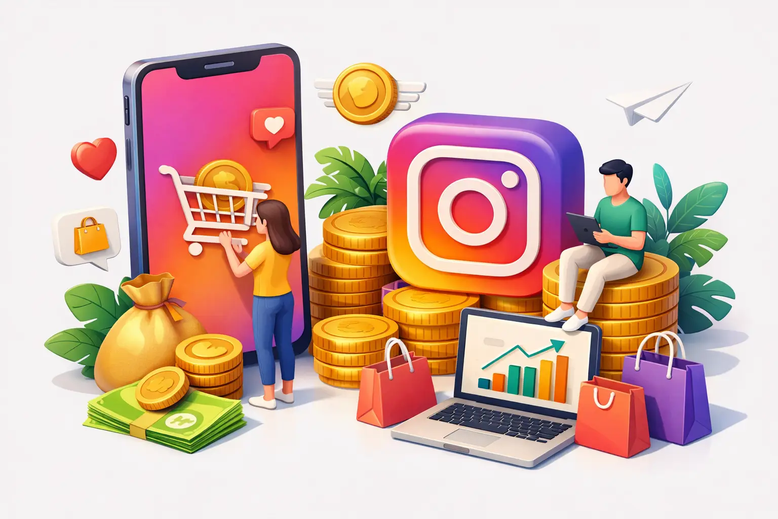 Monetização no Instagram Brasil: venda mais