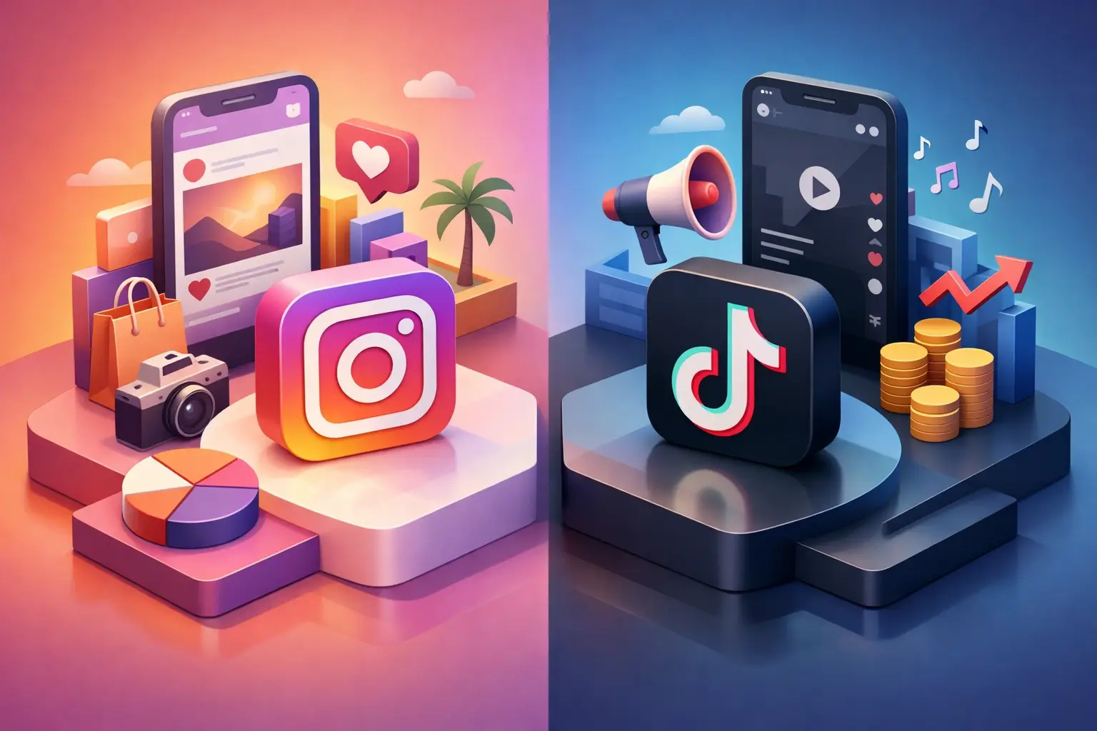 Instagram ou TikTok para negócios: qual é melhor? 1 Instagram ou TikTok para negócios: qual é melhor?