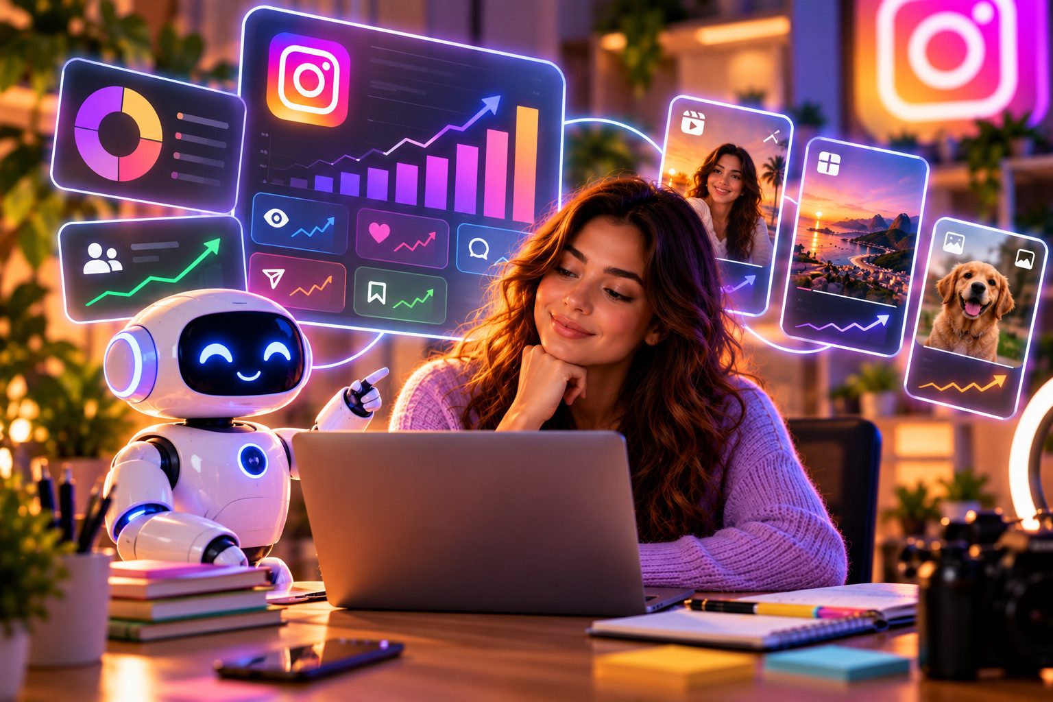 Como usar IA para analisar seus Insights 1 IA no Instagram