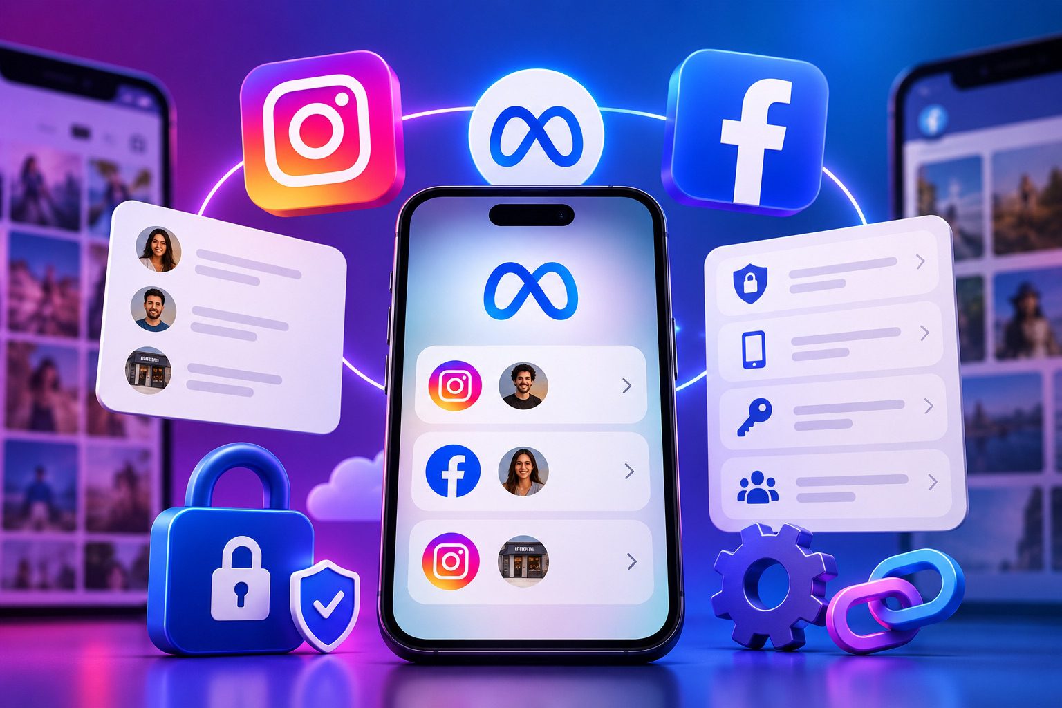 Como funciona a Central de Contas no Instagram? 1 central de contas Instagram