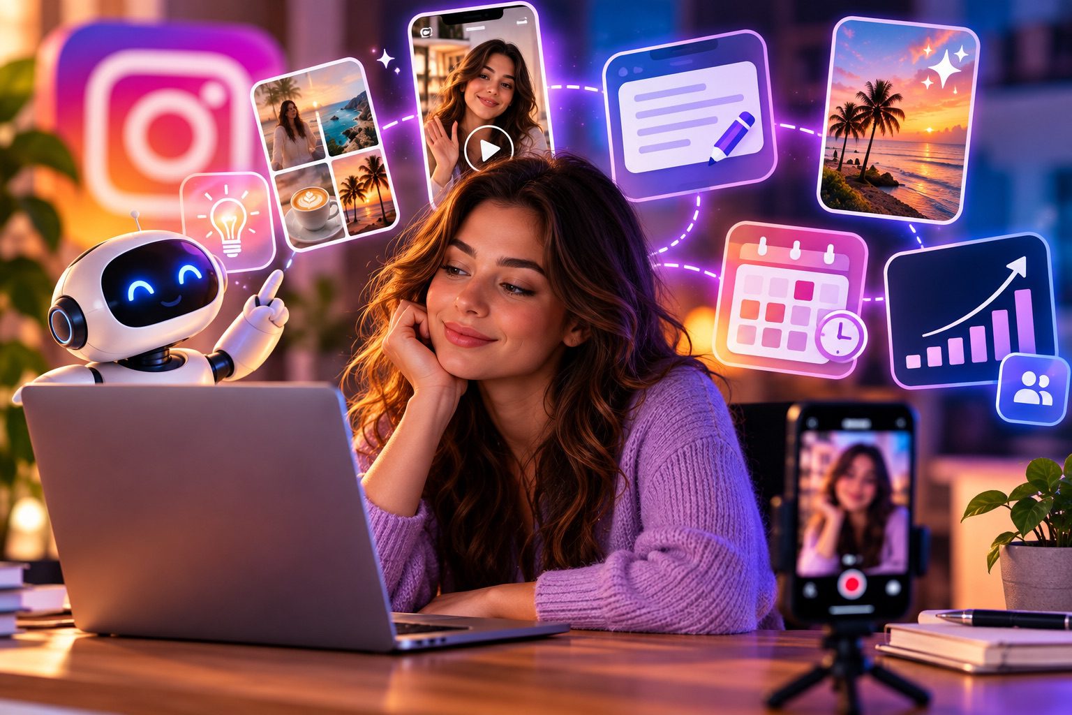 7 formas de usar inteligência artificial para crescer no Instagram 1 aumentar Instagram com IA