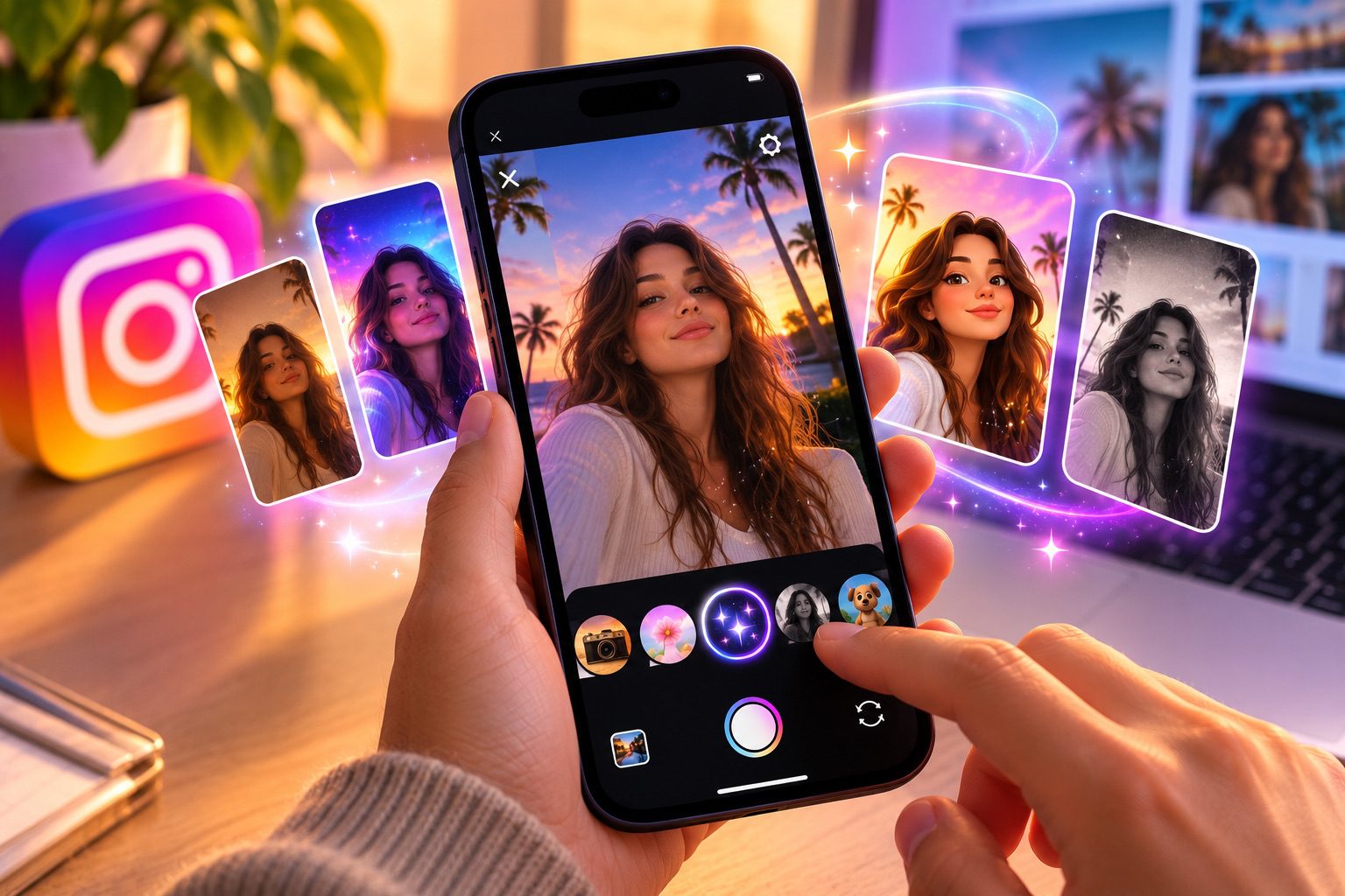 Instagram ganha novos efeitos de IA nos Stories: veja como funcionam 1 novas funções nos stories