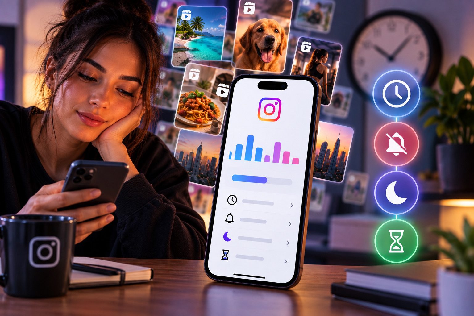Como funciona o “Gerenciamento de tempo” do Instagram? 2 gerenciamento de tempo