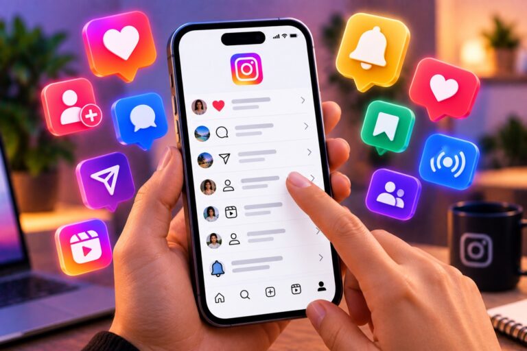 Quais opções de notificações existem dentro do aplicativo do Instagram? 2 Quais opções de notificações existem dentro do aplicativo do Instagram?