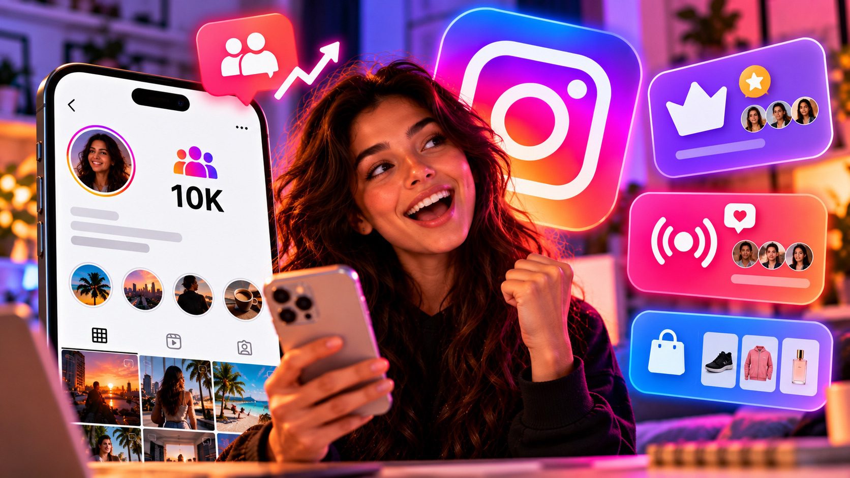 Quando consigo 10 mil seguidores, o Instagram libera alguma função adicional? 1 10k seguidores